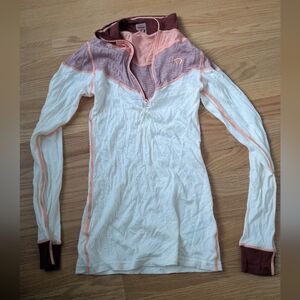 Kari Traa wool quarter zip baselayer